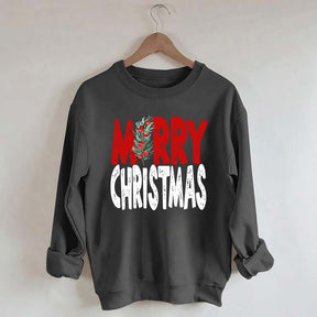 Womens Merry Christmas Sweatshirt