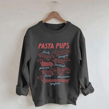 Comfort Colors Pasta Pups Dog Sweatshirt