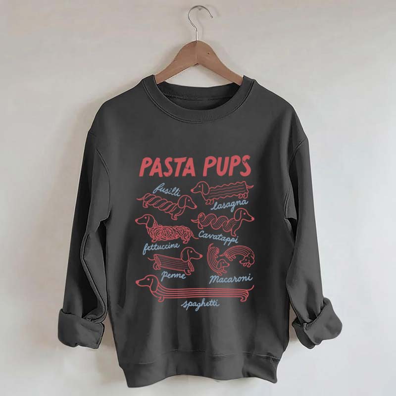 Comfort Colors Pasta Pups Dog Sweatshirt