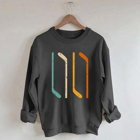 Ice Hockey Stick Vintage Sweatshirt