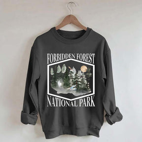Retro Funny Forbidden Forest National Park Wizarding World Sweatshirt
