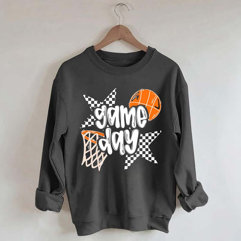 Game Day Basketball Go Team Sweatshirt