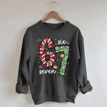 67 Christmas Lights Red Green Xmas Sweatshirt