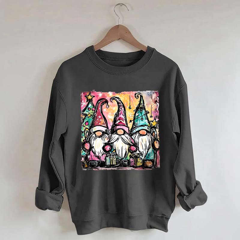 Christmas Gnome Art Sweatshirt