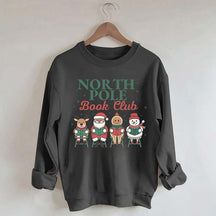 Retro Christmas Bookish Sweatshirt