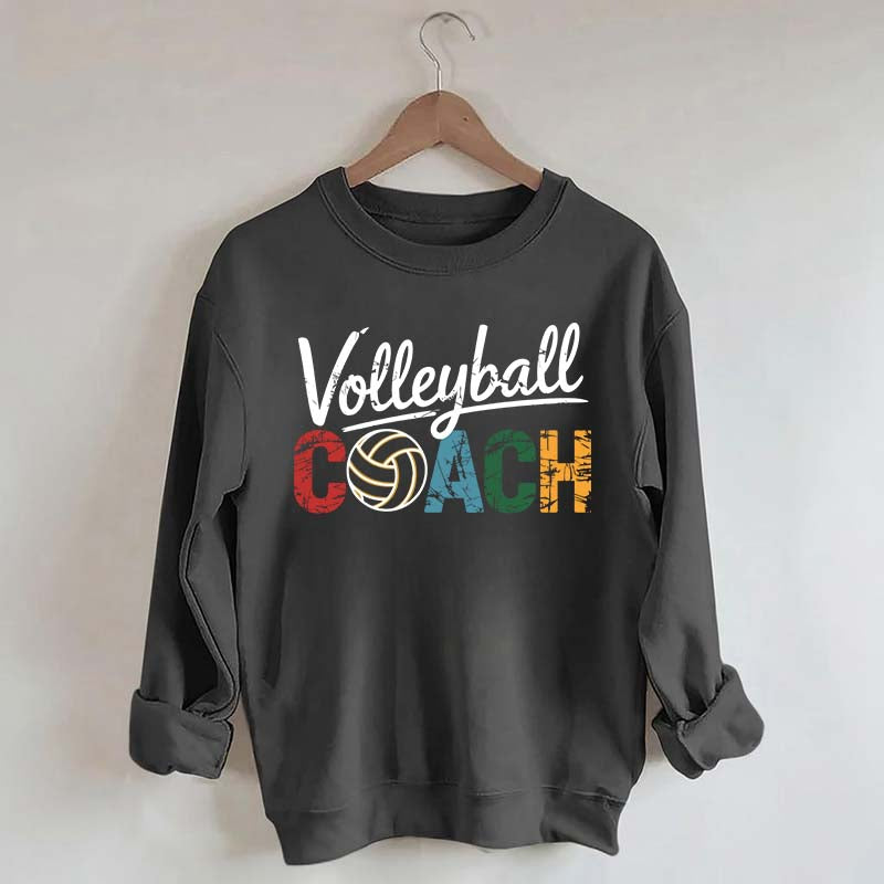 Comfort Color Volleyball Coach Sweatshirt