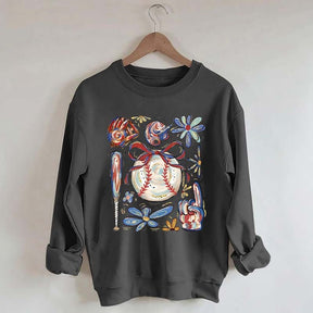 Baseball Tis The Season Sweatshirt