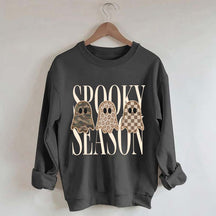 Leopard Ghost Spooky Season Sweatshirt