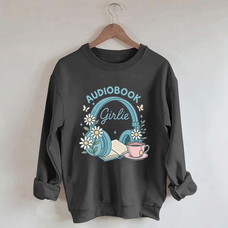 Audio Book Girlie Sweatshirt