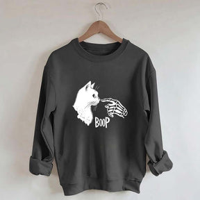 Cat Halloween Boop Sweatshirt