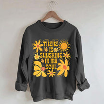 Boho Sunshine In My Soul Hippie Flower Sweatshirt