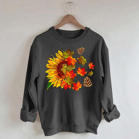Autumn Sunflower Sweatshirt