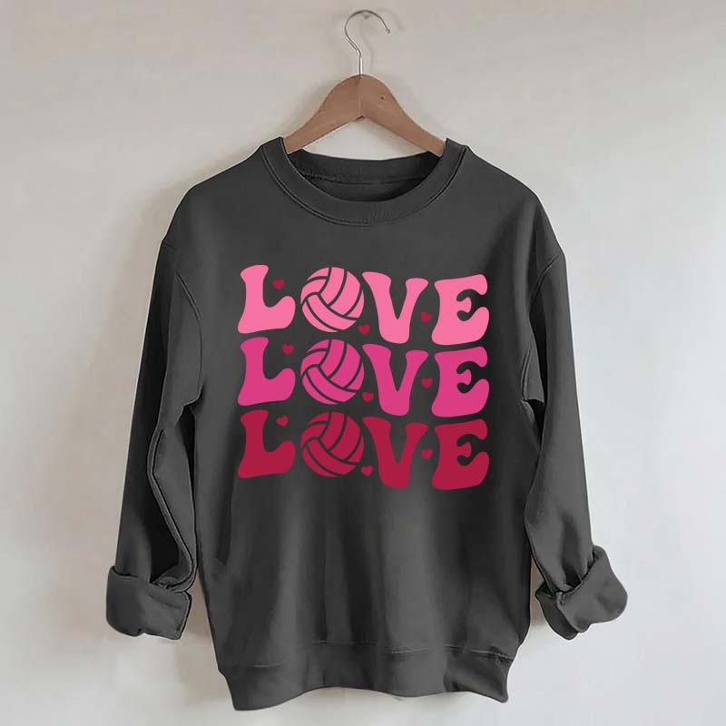 Volleyball Valentine's Day Sweatshirt