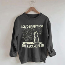 Funny Physics Science Cat Sweatshirt