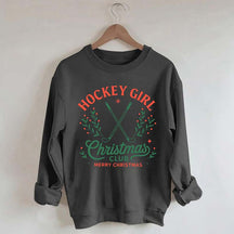 Hockey Girl Christmas Club Sweatshirt
