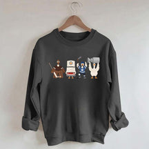 Funny Hockey Goose Sweatshirt