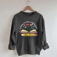 Custom Teacher Wildflower Sweatshirt