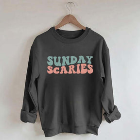 Retro Christmas Sunday Scaries Sweatshirt