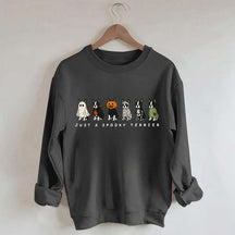 Spooky Boston Terrier Halloween Sweatshirt