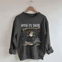 Sassy Frog Hang In There Sweatshirt