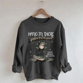 Sassy Frog Hang In There Sweatshirt