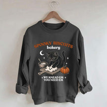 Kitty Biscuits Vintage Baking Pumpkin Sweatshirt