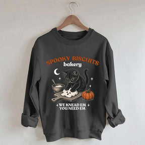 Kitty Biscuits Vintage Baking Pumpkin Sweatshirt