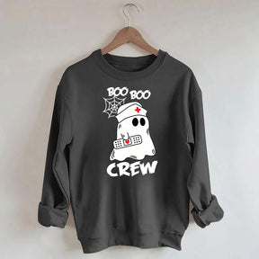 Cute Halloween Boo Crew Nurse Sweatshirt