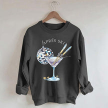 Womens Skiing Winter Sweatshirt