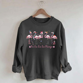 Pink Fa La La Mingo Christmas Sweatshirt