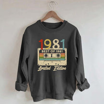 Audiotape And Letter Graphic Sweatshirt