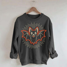 Retro Bat Spooky Season Sweatshirt