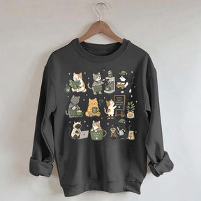 Coffee Cats Catpuccino Sweatshirt