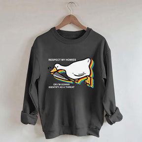 Silly Goose Ally Pride Queer Rights Ally Sweatshirt
