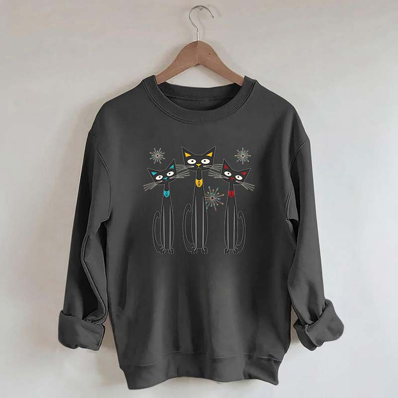 Atomic Cats Retro Sweatshirt