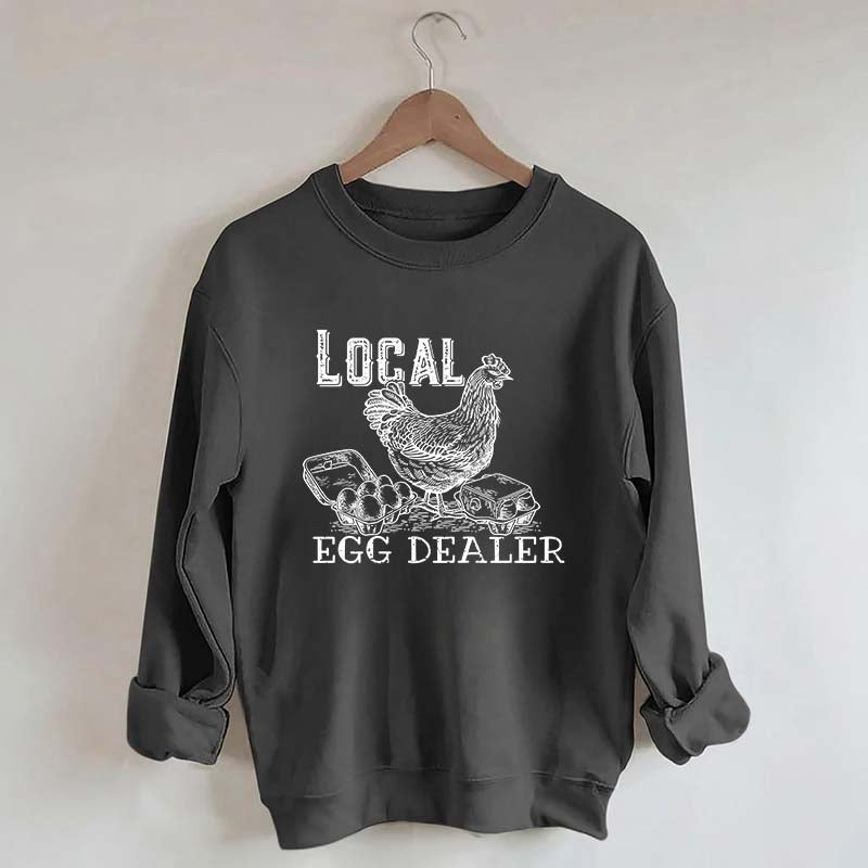 Happy Easter Retro Chicken Farmer Gifts Sweatshirt