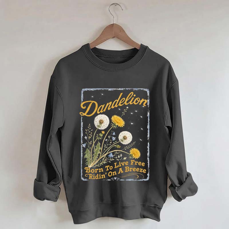 Comfort Colors Dandelion Country Music Sweatshirt