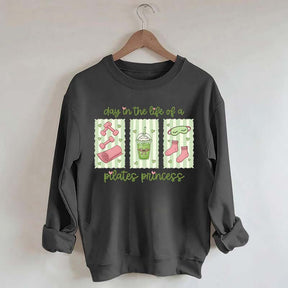 Pilates Princess Preppy Fitness Girl Sweatshirt