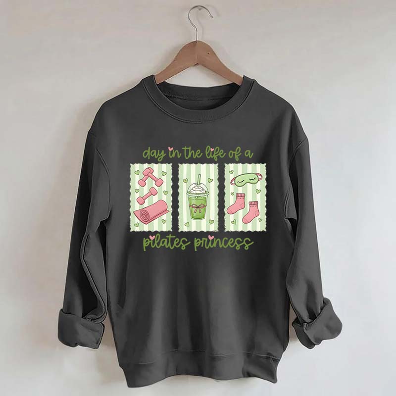 Pilates Princess Preppy Fitness Girl Sweatshirt