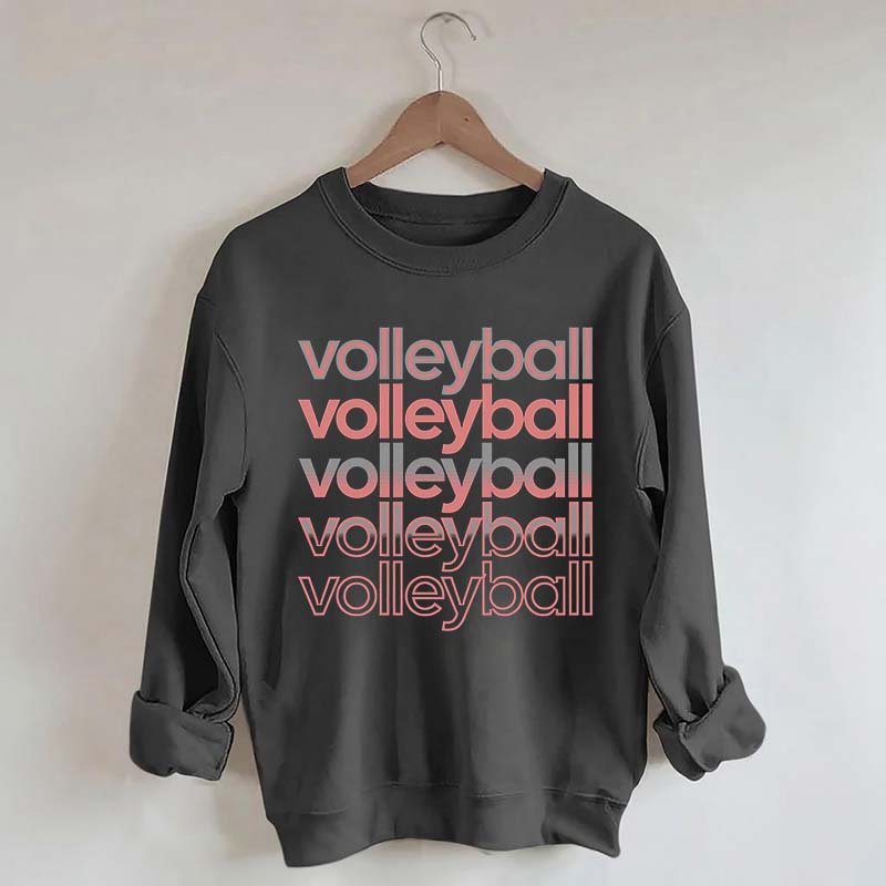 Cute Volleyball Retro Sweatshirt