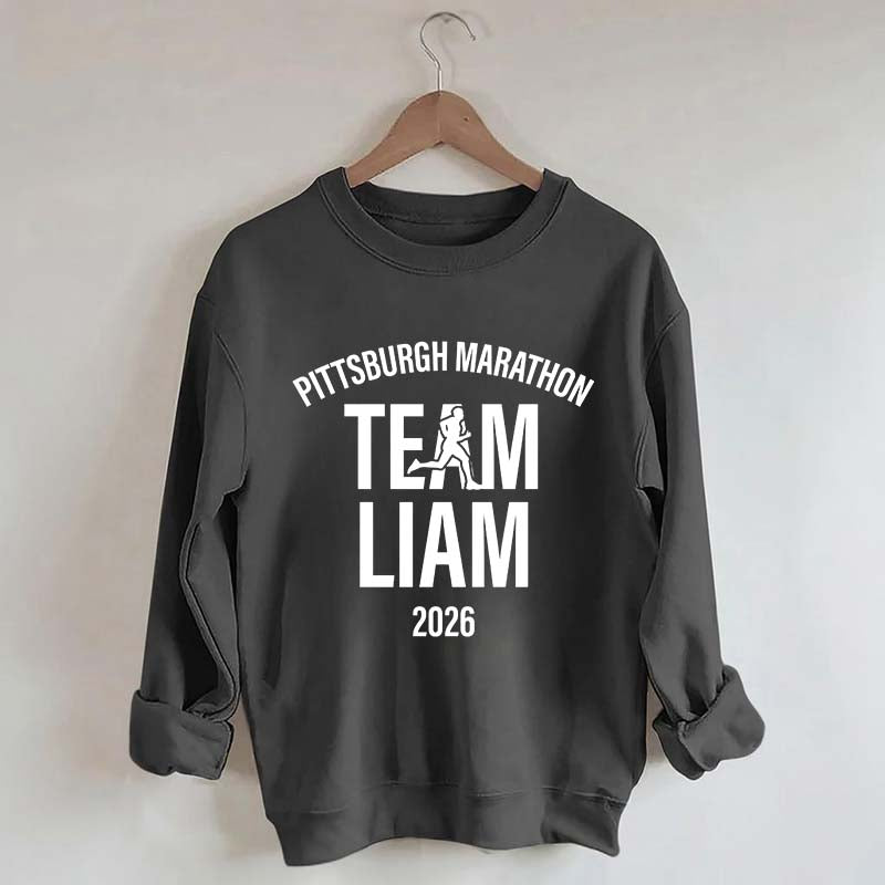 Custom Supporter Team Group Runner's Race Team Sweatshirt
