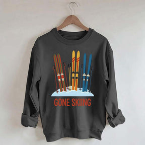 Retro Gone Skiing Sweatshirt