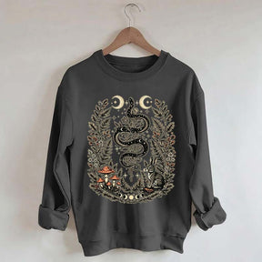 Celestial Floral Celestial Floral Snake Moon Sweatshirt