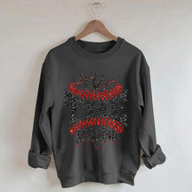 Tis The Season Baseball Sports Game Day Sweatshirt