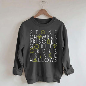 Wizard Book Titles Sweatshirt