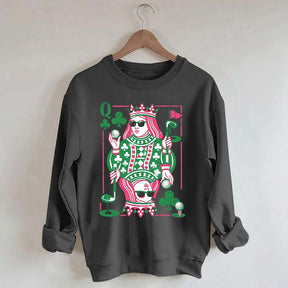 Queen of Clubs Golf Sweatshirt