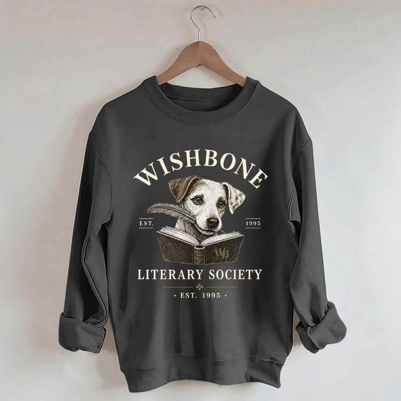 Wishbone Literary Society Nostalgia Dog Sweatshirt