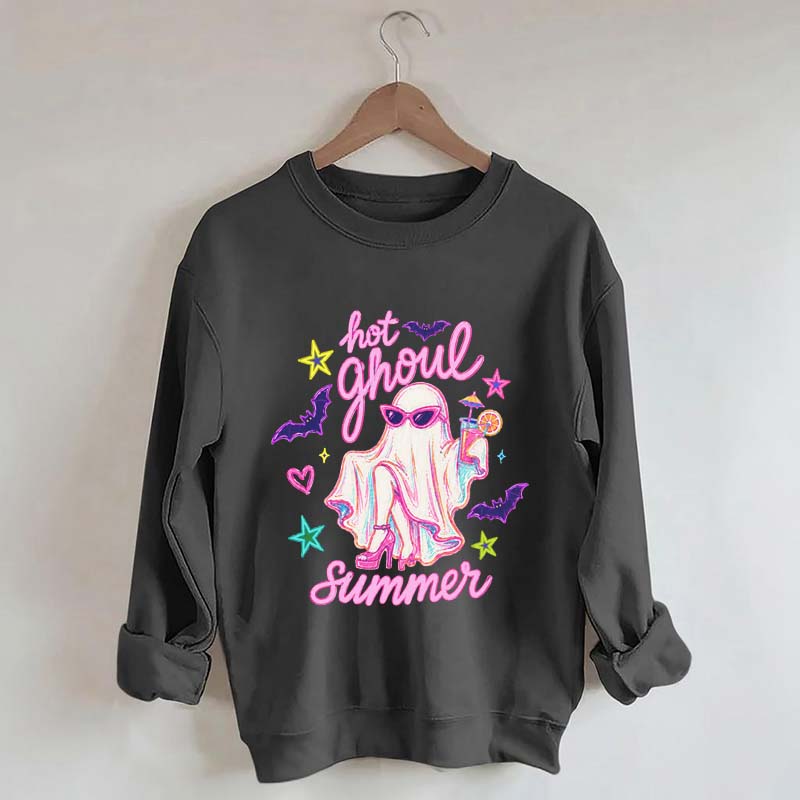 Hot Ghoul Summer Spooky Sweatshirt