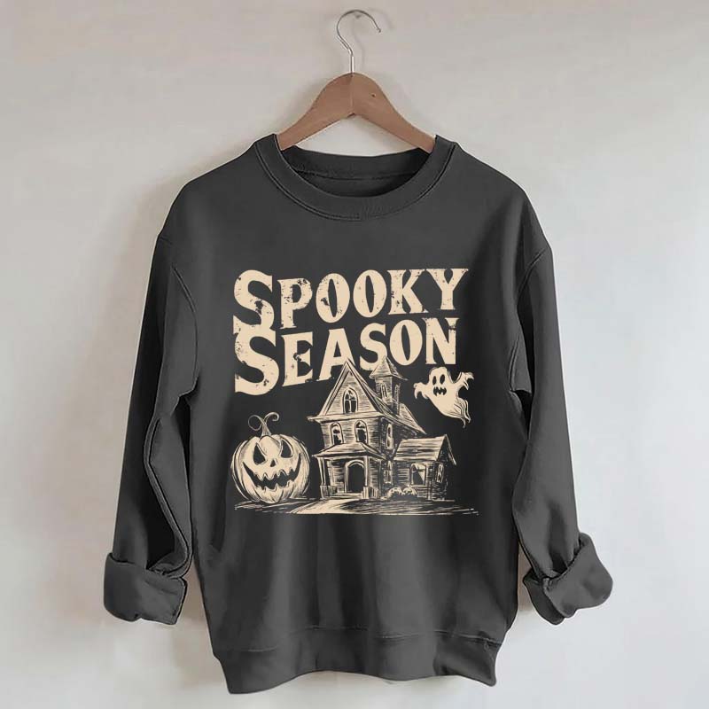 Spooky Season Haunted House Sweatshirt