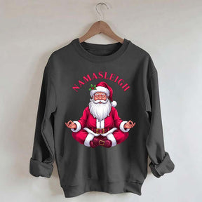 Namasleigh Santa Sweatshirt